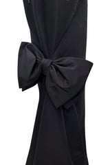 Exceptional Spring 1997 Nina Ricci by Gerard Pipart Haute Couture Runway Black & White Strapless w Beaded Details