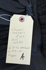 Chanel 2015 Pre-Fall Metiers d'art Black Lace Dress