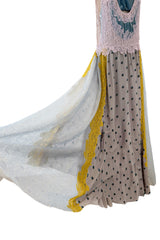 Amazing Spring 2018 Valentino by Pierpaolo Piccioli Runway Look 64 Lace, Silk & Velvet Halter Dress Set