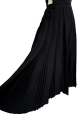 Fall 2015 Valentino by Pierpaolo & Piccioli & Maria Grazia Chiuri Open Side Pleated Skirt Dress