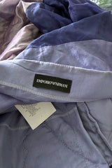 Prettiest Spring 2009 Emporio Armani Runway Finale Look 91 Purple Dress w Elaborately Beaded Butterfly Appliques