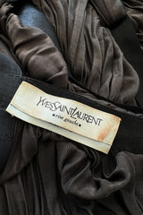 Spring 2003 Yves Saint Laurent by Tom Ford Runway Dress w Soft Gathered Detailing