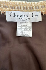 Gorgeous Fall 2005 Christian Dior by John Galliano Leopard Print Goat Skin Jacket w Crochet Detail