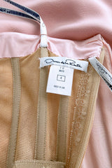 Dreamy Fall 2012 Oscar de la Renta Runway Look 58 Strapless Pink Dress w Jewels & Rhinestones