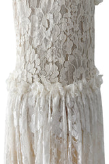 Gorgeous Resort 2012 Lanvin by Aber Elbaz Ivory Lace, Silk & Silk Netting Wedding Dress