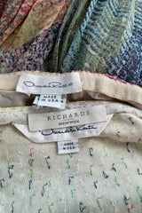 Outstanding Spring 2001 Oscar de la Renta Runway Look 38 Sequin Detailed Sweater & Silk Skirt Set