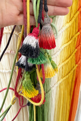 Spring 2016 Chloe by Clare Waight Keller Runway Look 24 Hand Dyed Multicolor Silk Chiffon Dress