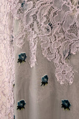 Amazing Spring 2018 Valentino by Pierpaolo Piccioli Runway Look 64 Lace, Silk & Velvet Halter Dress Set