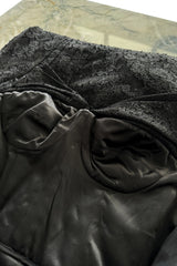 Incredible Spring 2007 John Galliano Strapless Black Lace Dress w Peak Bodice & Intricate Seaming