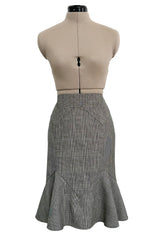 Incredible Fall 1999 Christian Dior by John Galliano Jacket & Skirt Suit Set w Fringe Detailing
