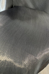 Fall 2007 Alexander McQueen Muted Metallic Silk Bias Cut Dress w Back Drape