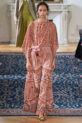 Spring 2017 Valentino by PierPaolo Piccioli Runway Look 20 Zandra Rhodes Print Silk Dress