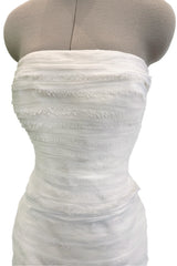 Divine Spring 2010 Oscar de la Renta Bridal Collection Strapless Ruffled Silk Organza, Silk Chiffon & Net Wedding Dress