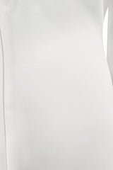 Spring 2016 Roberto Cavalli by Peter Dundas Beaded & Rhinestone Snake Detail White Jersey Dress