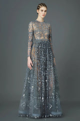 Pre-Fall 2015 Valentino by Pierpaolo & Piccioli & Maria Grazia Chiuri Look 97 Net & Mirror Dress