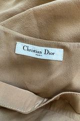 Incredible Fall 2010 Christian Dior by John Galliano Runway Look 30 Ruffle Front Silk Chiffon Dress