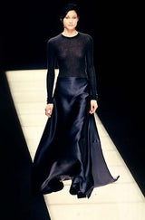 Fantastic Fall 1998 Giorgio Armani Runway, Ad Campaign & Exhibit Silk Skirt w Sequin Tank Top Set