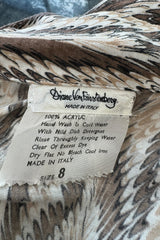 Fabulous Fall 1975 Diane Von Furstenberg Soft T-Shirt Feel Jersey Printed Jumpsuit