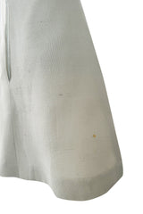 Documented Spring 1969 Christian Dior by Marc Bohan Haute Couture Stiffened Silk A-Line Dress