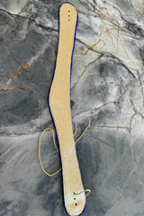 Rare 1980s Jan Faulkner Hand Made Blue Suede Mini Dress & Matching Belt