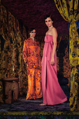 Pre-Fall 2023 Christian Dior by Maria Grazia Chiuri Runway Look 56 Pink Strapless Dress