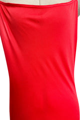 Important Spring 1997 Gianni Versace Well Documented Runway Dress w Heart Print by Jim Dine