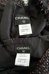 Pristine Pre-Fall 2012 Chanel by Karl Lagerfeld Metallic Gold Detailed Suit w Gripoix Buttons