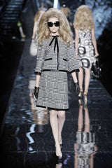 Gorgeous Fall 2008 Christian Dior by John Galliano Runway Look 22 Houndstooth Suit
