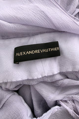 Remarkable Spring 2012 Alexandre Vauthier Haute Couture Runway Look 23 Pale Lavender Silk Chiffon Dress