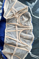 Valentino Fall 2013 by Maria Grazia Chiuri & Pierpaolo Piccioli Strapless Blue & White Dress