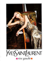 Outstanding 1991-92 Yves Saint Laurent Deep Pink Cut Devore Velvet w Black Under Pattern One Shoulder Dress