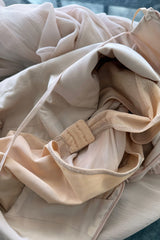 c 2007 Roberto Cavalli Pale Ballet Pink Pleated Silk Jersey Dress w Front Plunge & Rhinestones