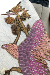 Prettiest Fall 2015 Samant Chauhan Ivory Silk Dress ư Extensive Bead Sequin & Embroidery Work