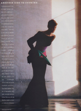 Spring 2002 / Fall 1984 Yves Saint Laurent Haute Couture Final Collection Black Silk Chiffon Dress