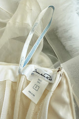 Divine Spring 2010 Oscar de la Renta Bridal Collection Strapless Ruffled Silk Organza, Silk Chiffon & Net Wedding Dress