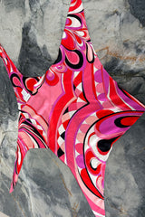 Amazing Spring 2012 Emilio Pucci by Peter Dundas Runway Look 12 Pucci Print Silk Top & Skirt Set