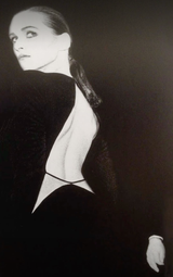 Iconic Fall 1989 Geoffrey Beene Heavily Documented Backless Jersey Dress