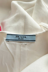 Exceptional Spring 2011 Prada Runway & Ad Campaign Embroidered White Dress