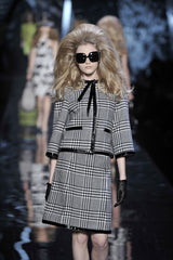 Gorgeous Fall 2008 Christian Dior by John Galliano Runway Look 22 Houndstooth Suit