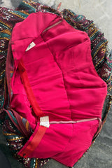 Exquisite 1965-66 James Galanos Couture Heavily Hand Beaded & Sequined Silk Print Dress