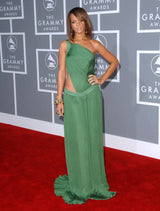 Very Rare Spring 2007 Roberto Cavalli Green Pleated Silk Chiffon Dress w Open Back & Sides