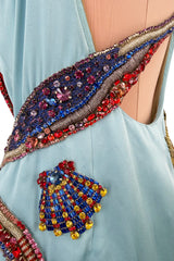 Phenomenal Spring 2021 Versace by Donatella Versace Runway Look 77 Embellished Starfish Dress