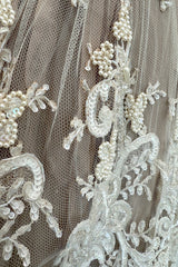 Outstanding Spring 1993 Giorgio Armani Runway Hand Beaded Sequin & Pearl Skirt & Corset Dress Set