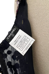 Dreamy Cruise 2006 Chanel by Karl Lagerfeld Weightless Blue Silk Tulle Dress w Iridescent Sequins