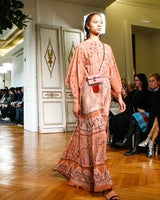 Spring 2017 Valentino by PierPaolo Piccioli Runway Look 20 Zandra Rhodes Print Silk Dress