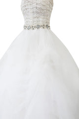 Pretty Fall 2011 Oscar de la Renta Runway White Tulle, Sequin & Rhinestone Dress