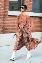 Spring 2017 Valentino by PierPaolo Piccioli Runway Look 20 Zandra Rhodes Print Silk Dress