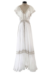 Resort 2017 Valentino by Pierpaolo Piccioli & Maria Grazia Chiuri Runway Look 67 Beaded Cotton Dress