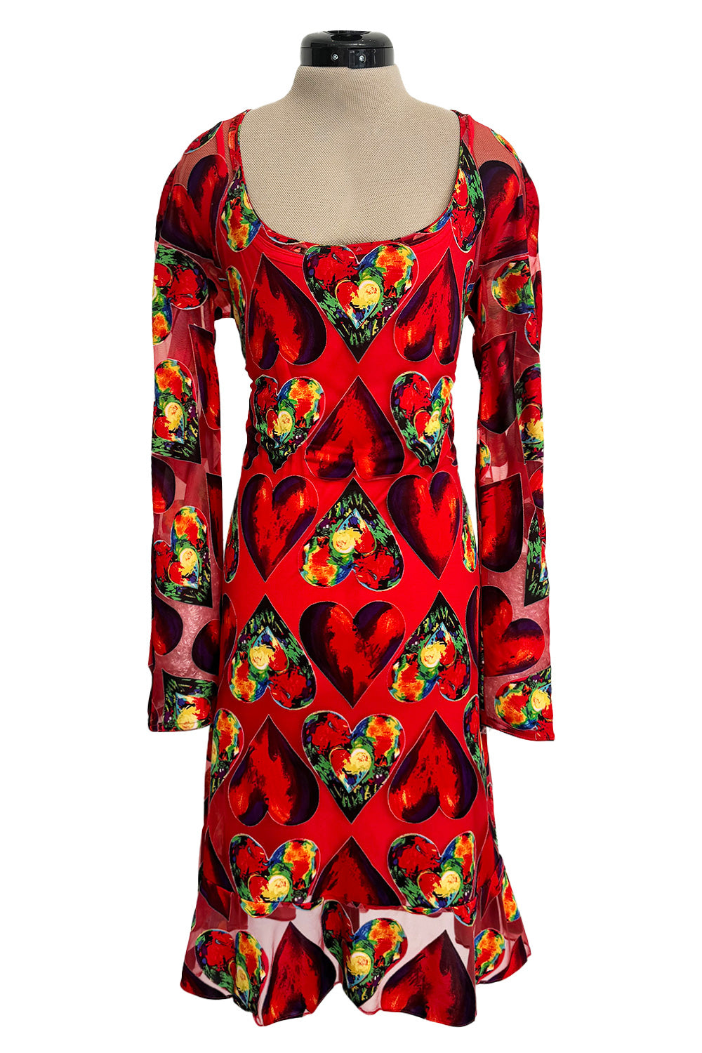 Important Spring 1997 Gianni Versace Well Documented Runway Dress