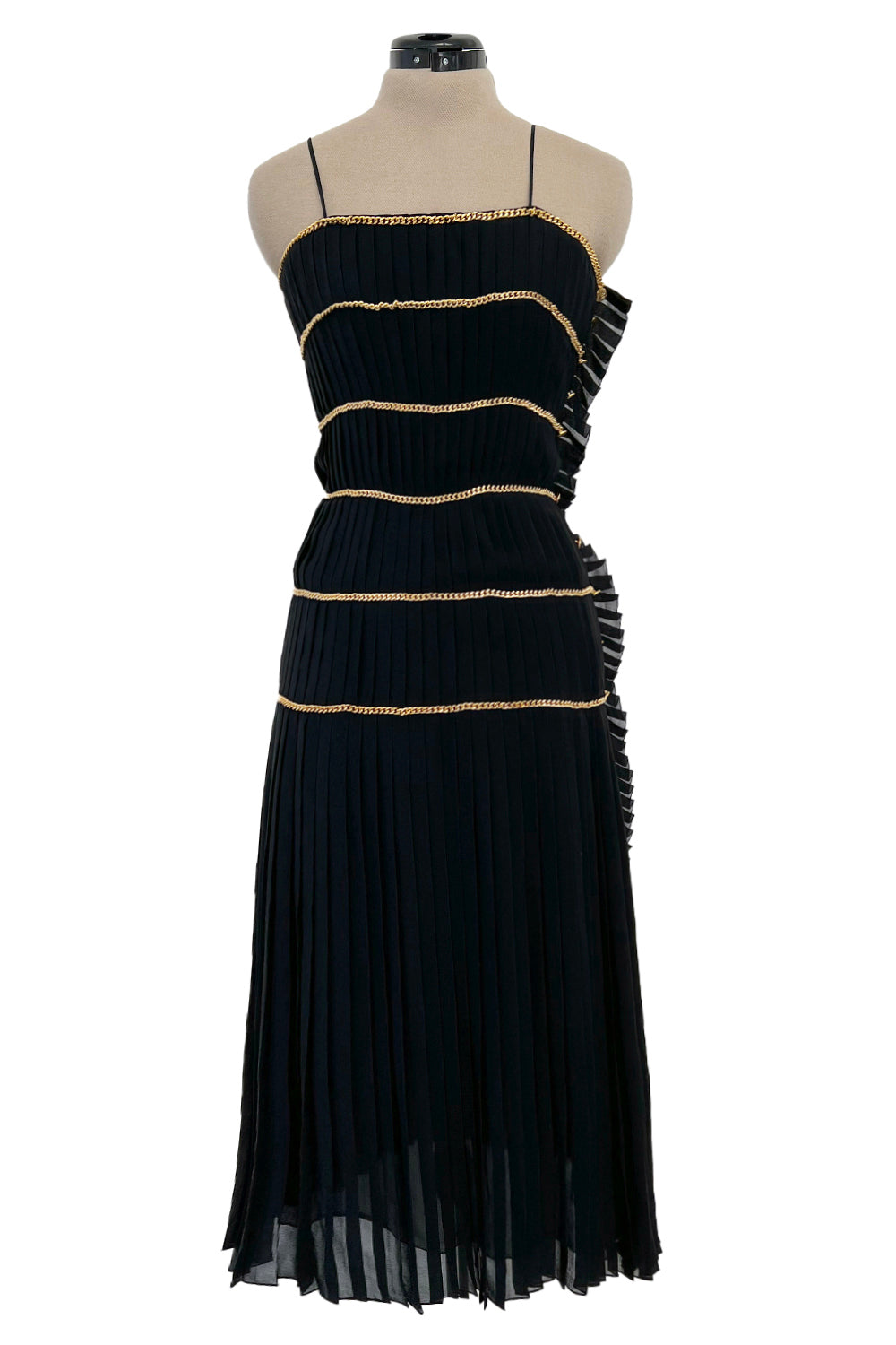 Incredible Spring 1988 Chanel by Karl Lagerfeld Runway Black